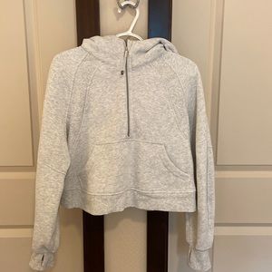 Lululemon oversized scuba 1/2 zip